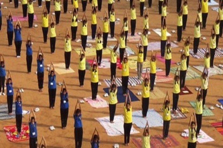 D A V Public School Korba-International Yoga Day