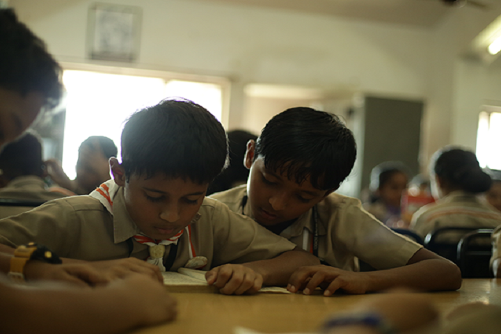 Manovikas English Medium School-Library with reading room