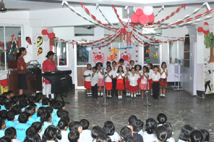 Sharada Mandir School-Events singing