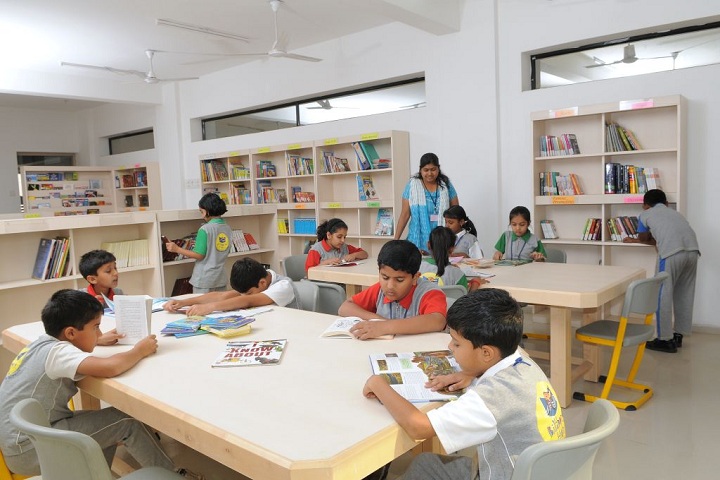 Billabong High International School-Library with reading room
