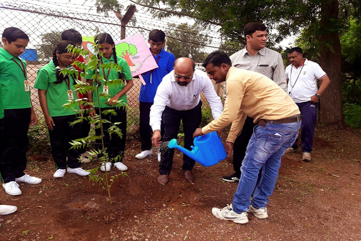 Dav Ispat Public School - Tree Plantation