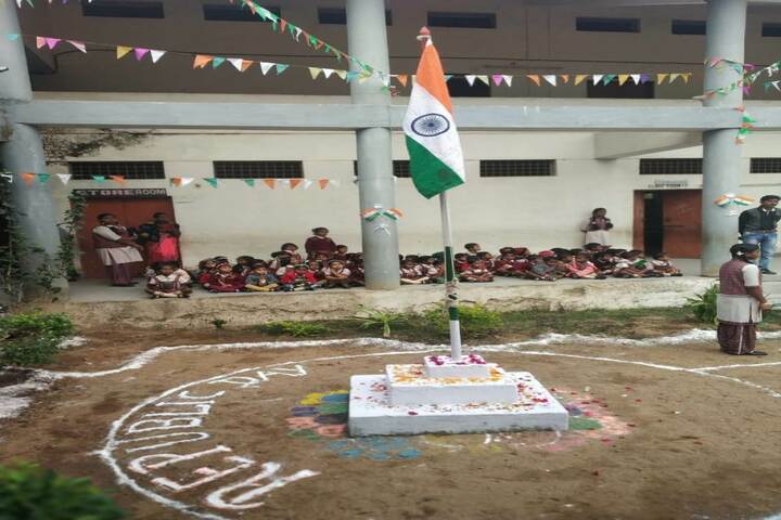 DAV Mukhyamantri Public School-Flag