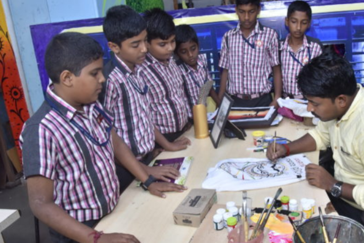 Sri Siddhi Vinayaka Residential School-Art Class