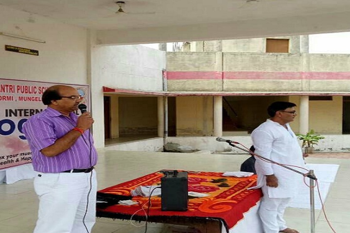 DAV Mukhyamantri Public School-Yoga day Speech