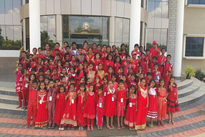 Christ International School -Red Colour Day