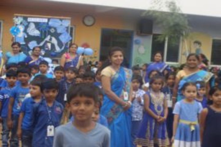 Aryan Presidency School-Blue Day