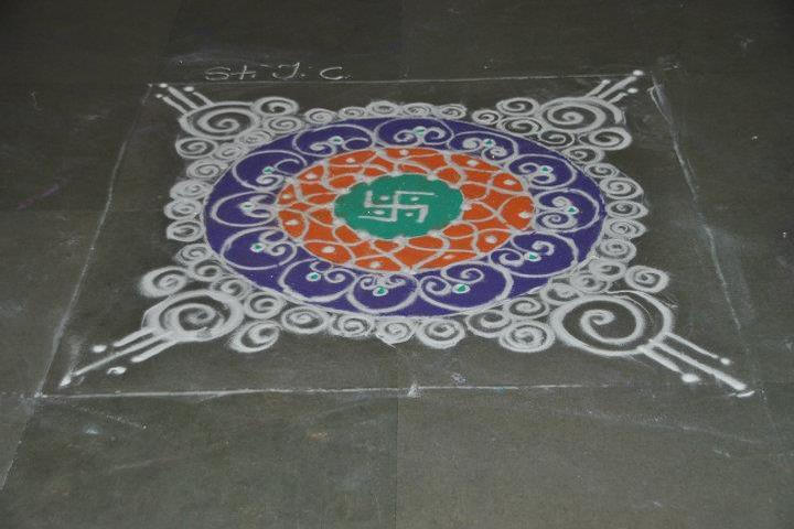 St Peters School-Rangoli