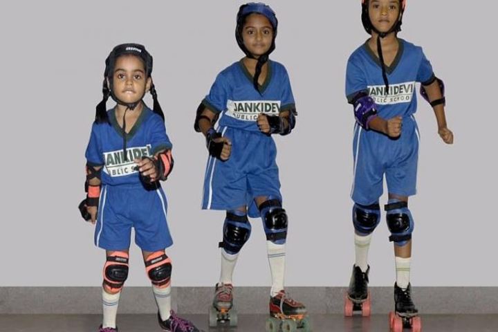 Jankidevi Public School-Skating
