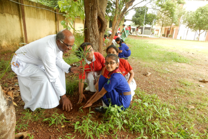 Saint Arnolds School-Tree planting