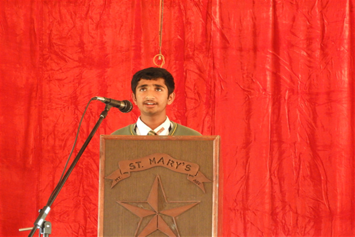 St Marys High School-Speech