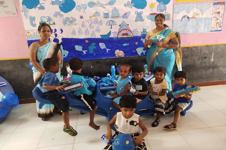 Shri Vijayalakshmi Vidhyalayaa International School-Blue Day