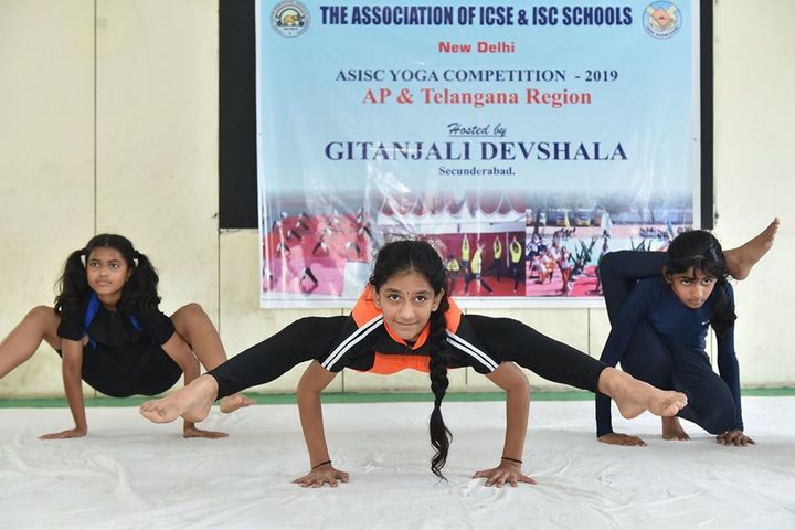 Gitanjali School-Yoga Activity