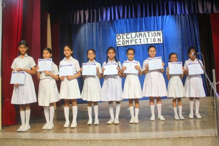 St Mary S Convent High School-Declamation Competition