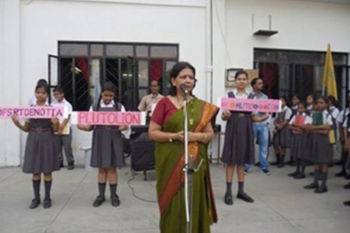 City Montessori Inter College-Assembly on Environment