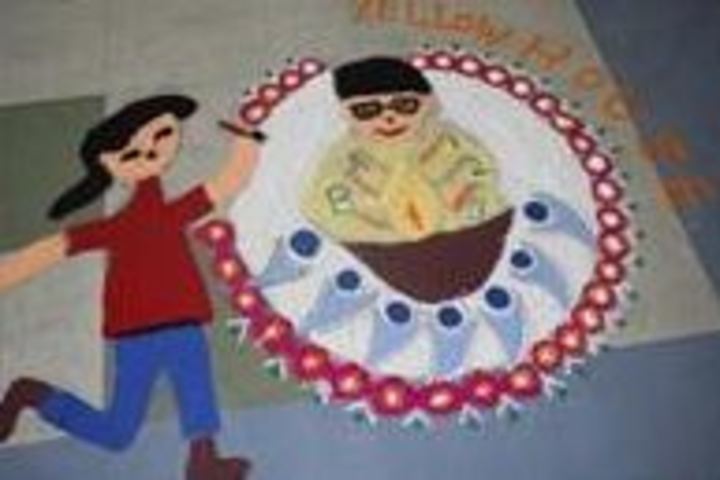 St Peters School-Rangoli Making