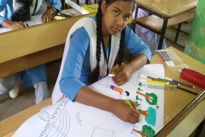 Govt Girls Higher Sec School Raipur-Drawing Competition
