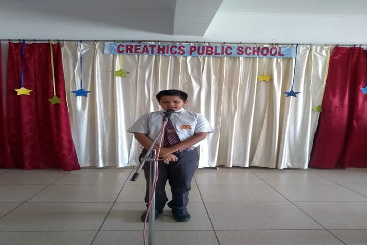Creathics Public School-Elocution Competition