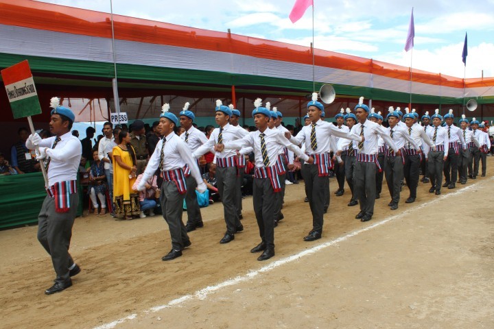 Himali Boarding School-March Past