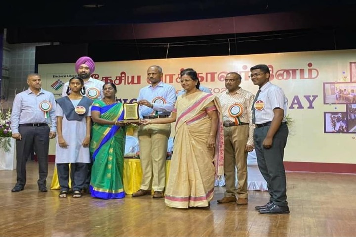 St Patrick Matriculation Higher Secondary School-Awards