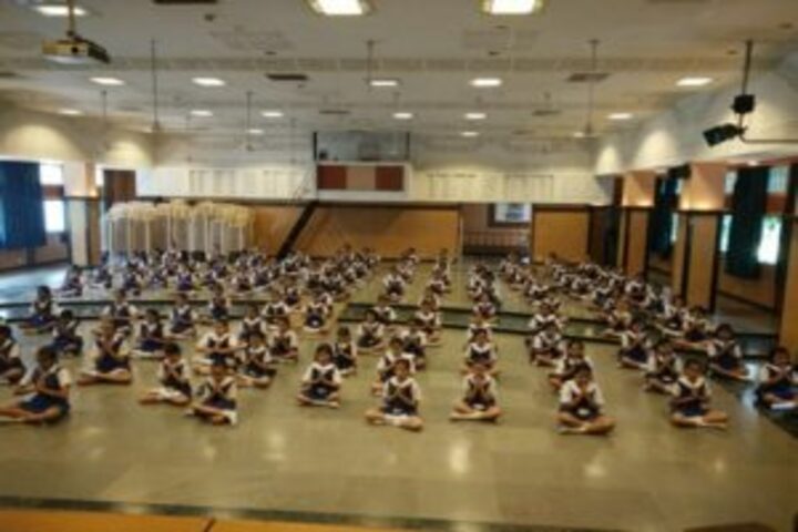 The JB Vachha High School-Yoga Class