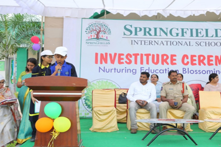 Springfields International School-Investiture Ceremony
