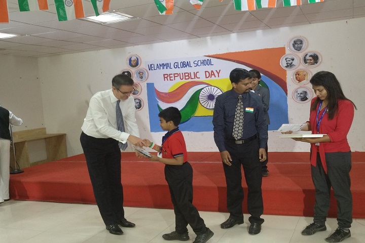 Velammal Global School-Prize