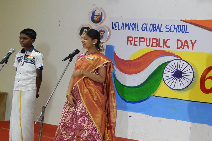 Velammal Global School-Republic Day Celebration