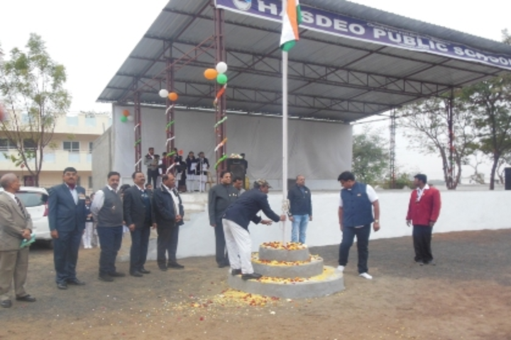 Hasdeo Public School - Flag-Hosting
