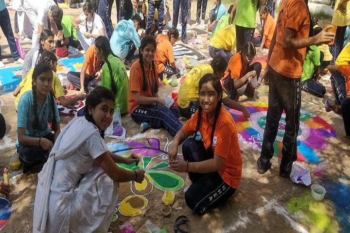 Holy Hearts Education Academy-Rangoli-Competition