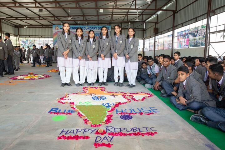 Apex Senior Secondary School-Rangoli Making Competition