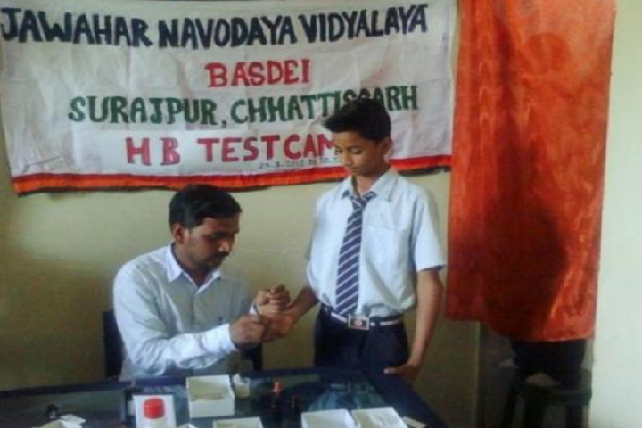 Jawahar Navodaya Vidyalaya-Test Camp