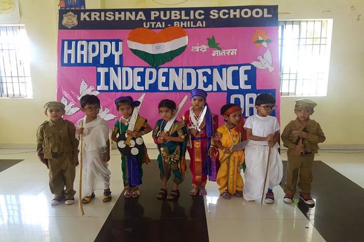 Krishna Public school-independence day