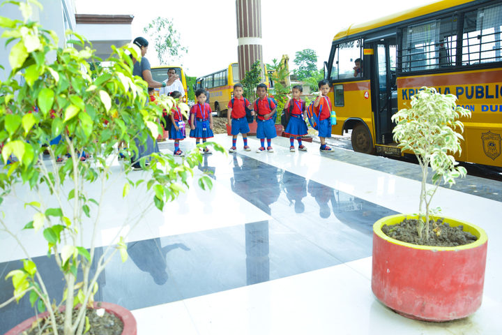 KRISHNA PUBLIC SCHOOL,PULGAON, DURG-bus transport