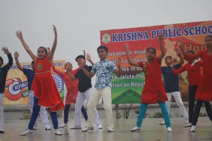 KRISHNA PUBLIC SCHOOL,PULGAON, DURG-republic day