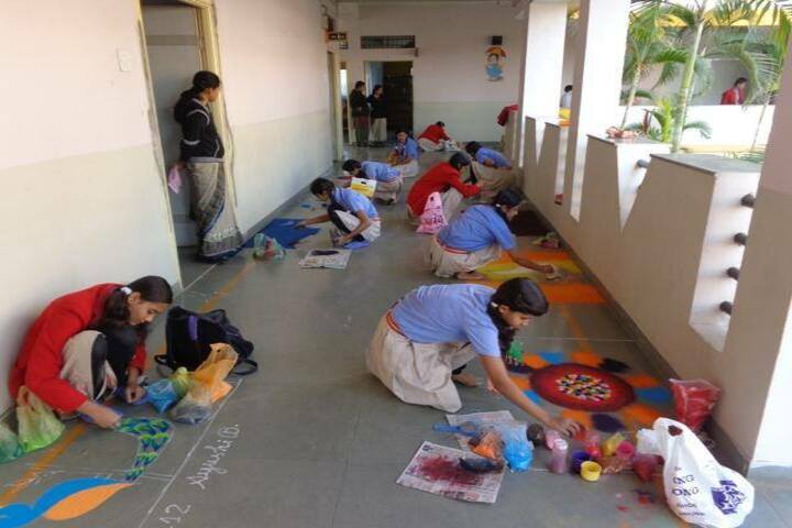 Neeraj Public School-rangoli