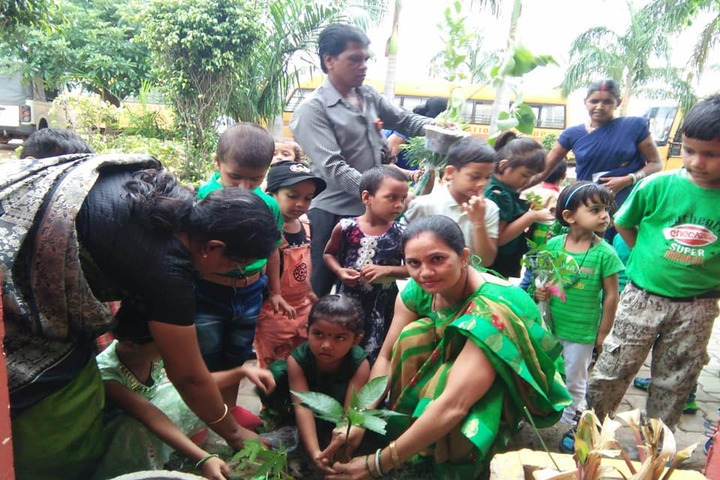 Sachdeva International School-Tree Plantation