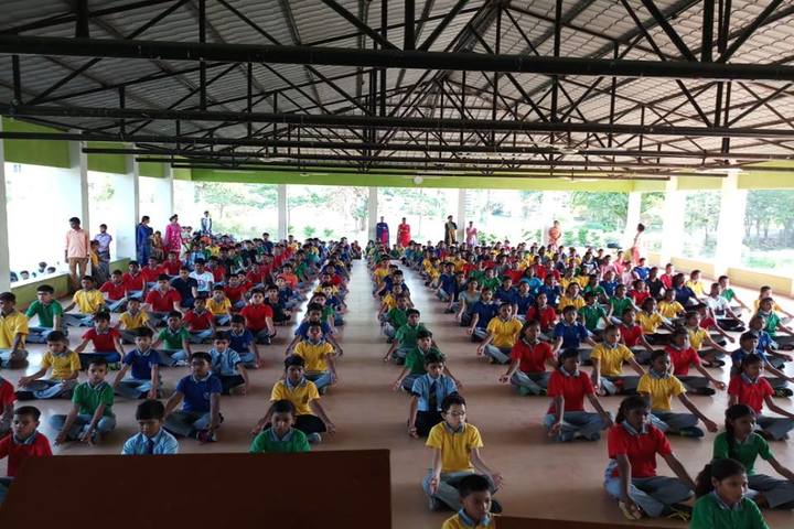 St. Vincent Pallotti International Residential School-Yoga Day