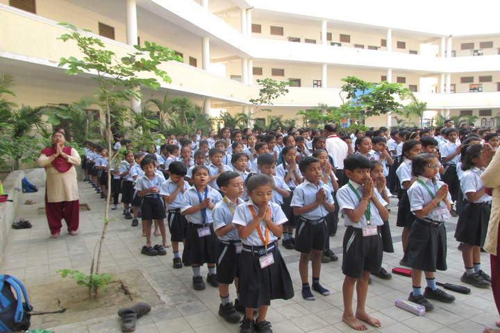 Vichakshan Jain Vidyapeeth-Morning Assembly