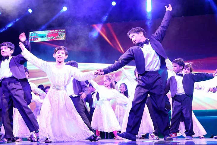 Akash Model School-Dance Performance by Primary Section