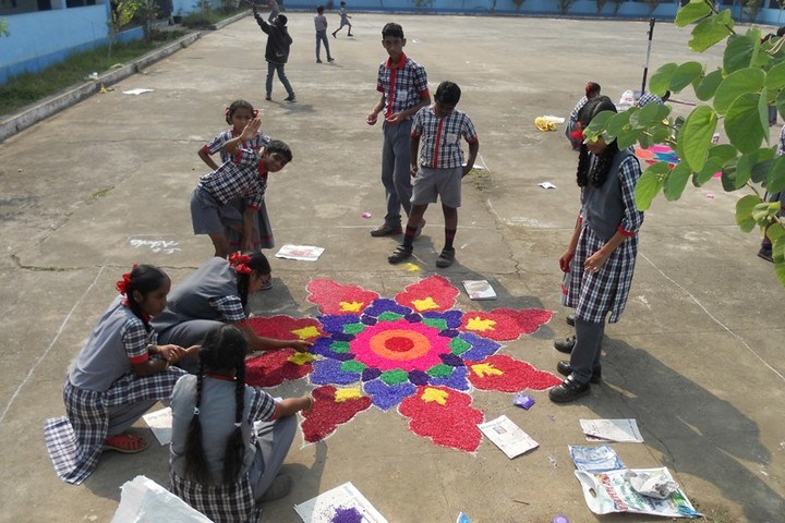 Kendriya Vidyalaya - Rangoli Competition