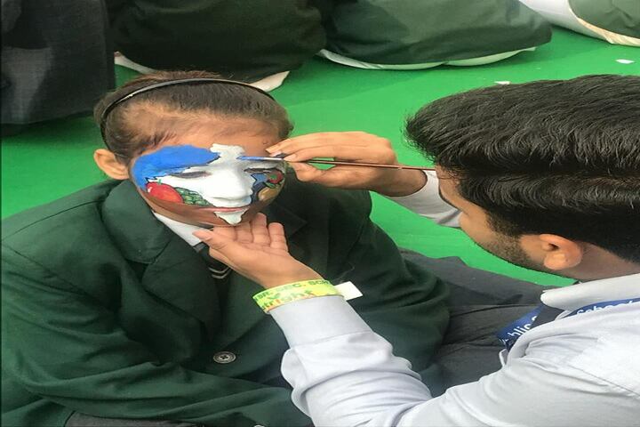 Bharti Public School-Face Painting Activity