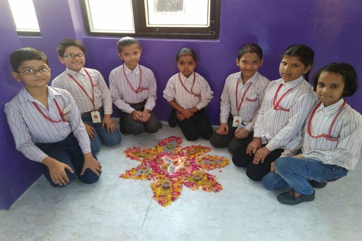 Blooming Dales Public School-Rangoli