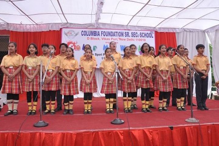 Columbia Foundation Senior Secondary School Vikas Puri-Singing