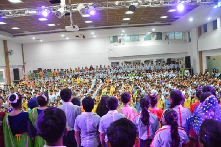 G D Goenka Public School-assembly area
