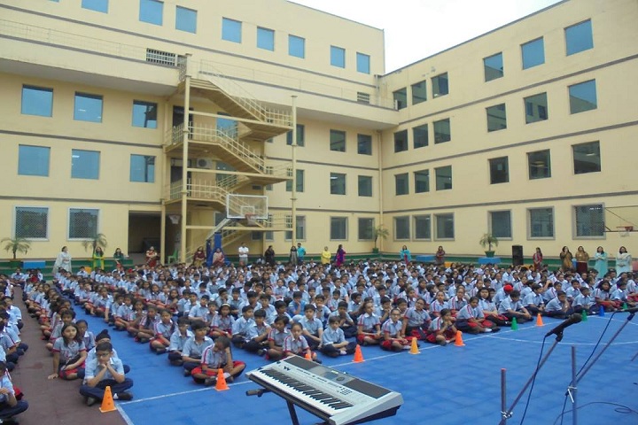 G D Goenka Public School Dwarka-assembly ground