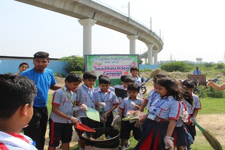 G D Goenka School-Swacth Bharat Campaign