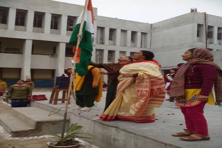 Government Girls Senior Secondary School-Independence day Flaghosting Celebration