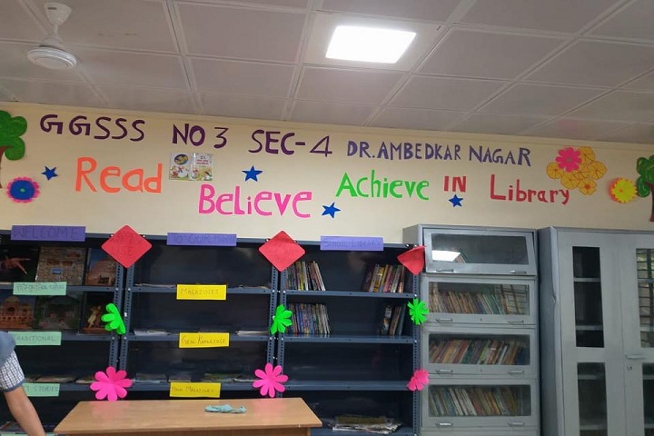 Government Girls Senior Secondary School No 3-Library