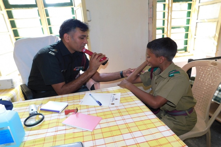 Sainik School-Medical Camp