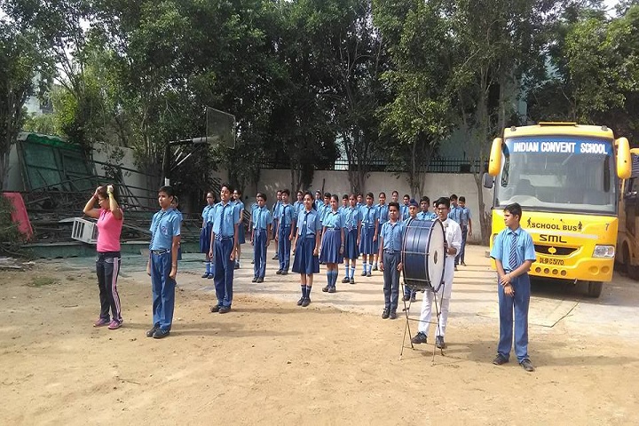 Indian Convent School- transport and parade